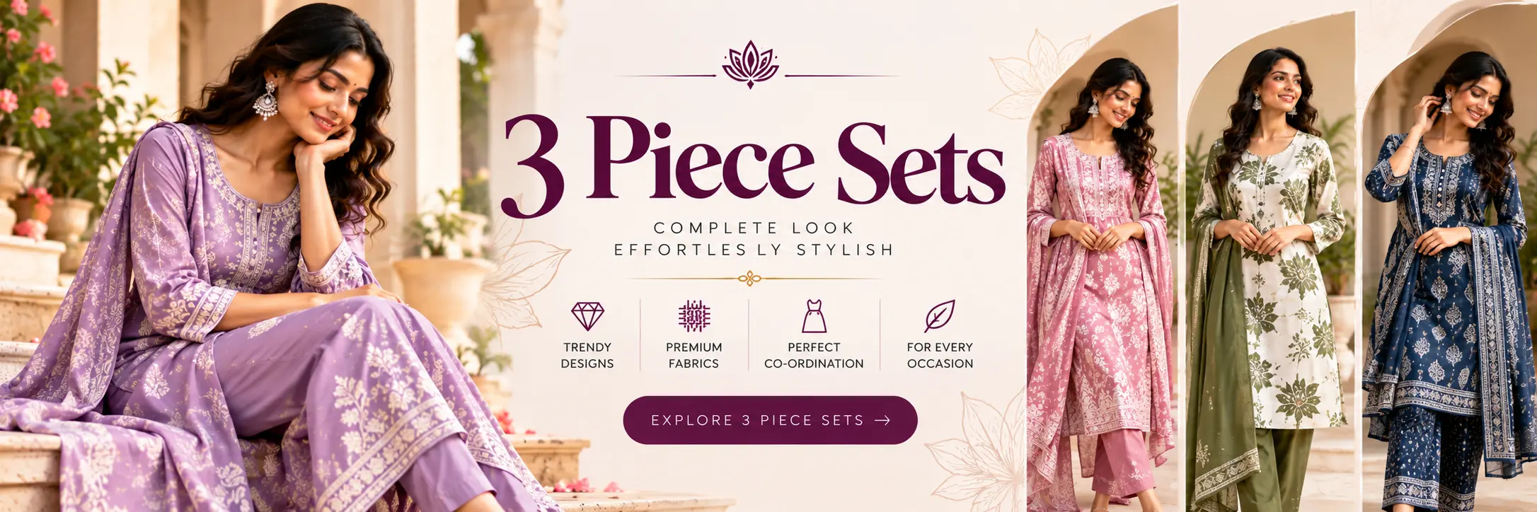 3 PIECE SETS